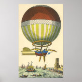  wetenschapsketen Steampunk Hot Air ballon Poster (Voorkant)