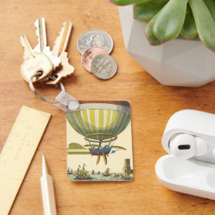 wetenschapsketen Steampunk Hot Air ballon Sleutelhanger