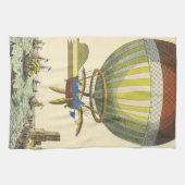  wetenschapsketen Steampunk Hot Air ballon Theedoek (Horizontaal)