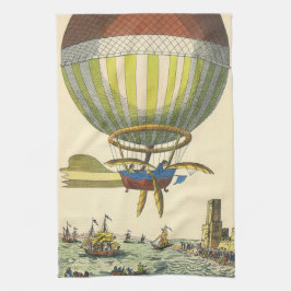  wetenschapsketen Steampunk Hot Air ballon Theedoek