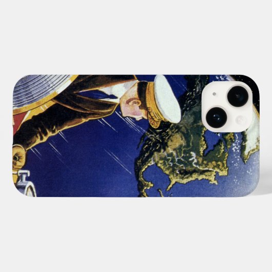 wetenschapsketens Aarde Case-Mate iPhone Case (Achterkant (horizontaal))