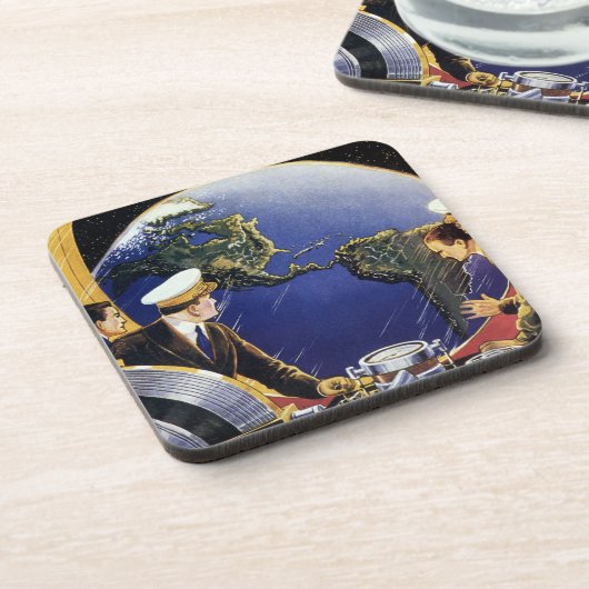  wetenschapsketens Aarde Drankjes Onderzetter (Linkerzijde)