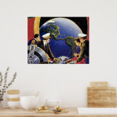  wetenschapsketens Aarde Poster (Keuken)