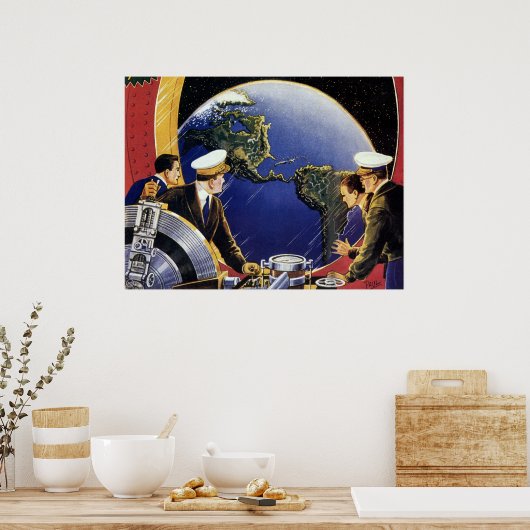  wetenschapsketens Aarde Poster (Keuken)