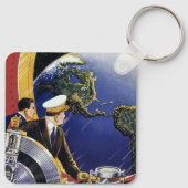 wetenschapsketens Aarde Sleutelhanger (Achterkant)