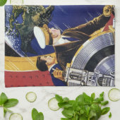  wetenschapsketens Aarde Theedoek (Gevouwen)