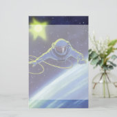 wetenschapskeuforonaut op een ruimtevaart (Staand voorkant)