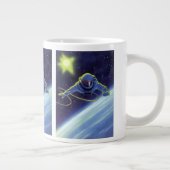  wetenschapskeuforonaut op een ruimtevaart grote koffiekop (Rechts)