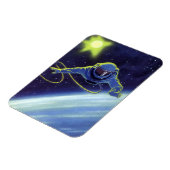 wetenschapskeuforonaut op een ruimtevaart magneet (Linkerzijde)