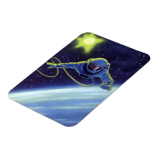 wetenschapskeuforonaut op een ruimtevaart magneet (Linkerzijde)