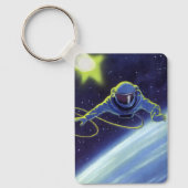  wetenschapskeuforonaut op een ruimtevaart sleutelhanger (Voorkant)
