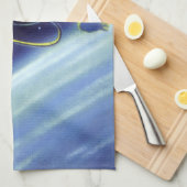 wetenschapskeuforonaut op een ruimtevaart theedoek (Quarter Fold)