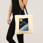 wetenschapskeuforonaut op een ruimtevaart tote bag (Voorkant (product))