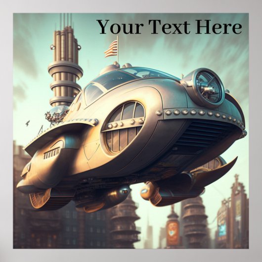  wetenschapskeuze: spectaculaire vliegende auto's poster (Voorkant)