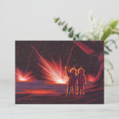  wetenschapskeuzes Alien Red Planet Explosion (Staand voorkant)