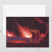  wetenschapskeuzes Alien Red Planet Explosion (Voorkant / Achterkant)