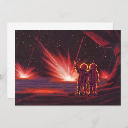  wetenschapskeuzes Alien Red Planet Explosion (Voorkant / Achterkant)