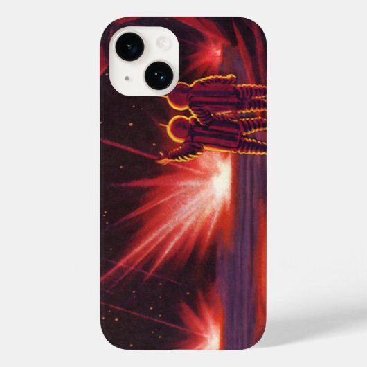  wetenschapskeuzes Alien Red Planet Explosion Case-Mate iPhone Case (Achterkant)
