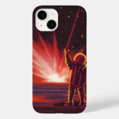 wetenschapskeuzes Alien Red Planet Explosion Case-Mate iPhone Case (Achterkant)