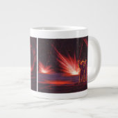  wetenschapskeuzes Alien Red Planet Explosion Grote Koffiekop (Voorkant rechts)