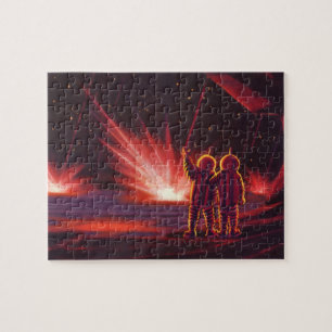  wetenschapskeuzes Alien Red Planet Explosion Legpuzzel