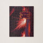  wetenschapskeuzes Alien Red Planet Explosion Legpuzzel (Verticaal)