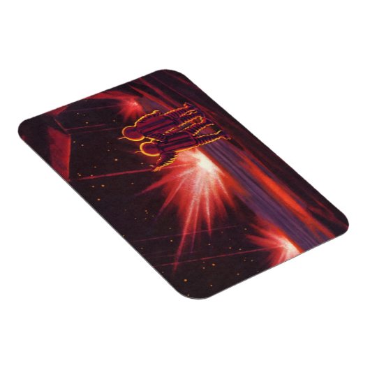  wetenschapskeuzes Alien Red Planet Explosion Magneet (Rechterzijde)