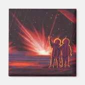  wetenschapskeuzes Alien Red Planet Explosion Magneet (Voorkant)