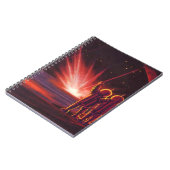  wetenschapskeuzes Alien Red Planet Explosion Notitieboek (Linkerzijde)