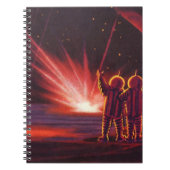 wetenschapskeuzes Alien Red Planet Explosion Notitieboek (Voorkant)
