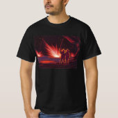  wetenschapskeuzes Alien Red Planet Explosion T-shirt (Voorkant)