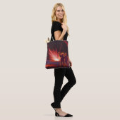  wetenschapskeuzes Alien Red Planet Explosion Tote Bag (Op model)