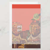  wetenschapskictie, Alien Steam Punk helmen Briefpapier (Voorkant / Achterkant)