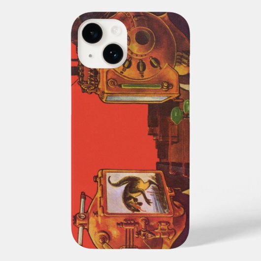 wetenschapskictie, Alien Steam Punk helmen Case-Mate iPhone Case (Achterkant)