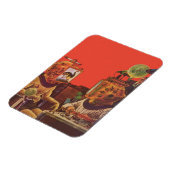 wetenschapskictie, Alien Steam Punk helmen Magneet (Linkerzijde)