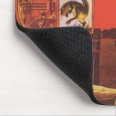 wetenschapskictie, Alien Steam Punk helmen Muismat (Hoek)