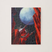  wetenschapskictie, Canyon Space Moon Rover Legpuzzel (Verticaal)