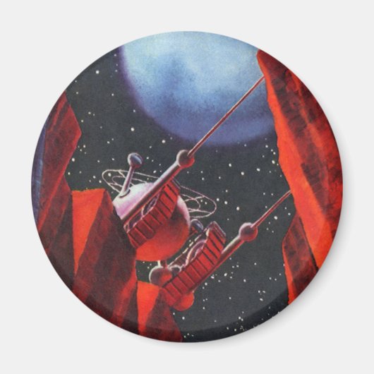  wetenschapskictie, Canyon Space Moon Rover Magneet (Voorkant)