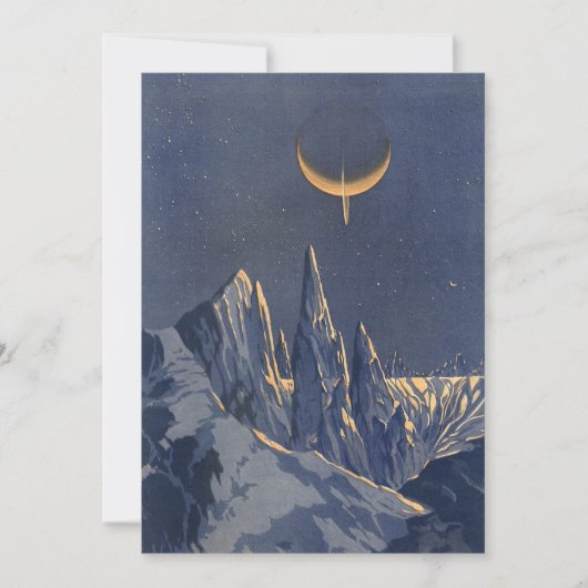  wetenschapskictie, Crescent Moon Snow Planet (Voorkant)