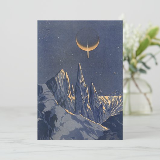  wetenschapskictie, Crescent Moon Snow Planet (Staand voorkant)