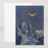  wetenschapskictie, Crescent Moon Snow Planet (Voorkant / Achterkant)