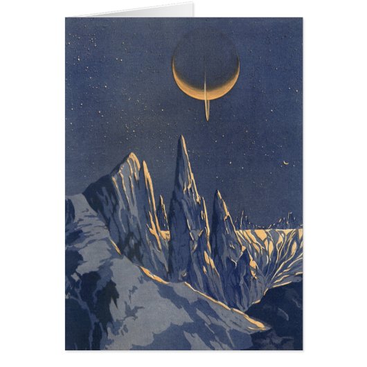  wetenschapskictie, Crescent Moon Snow Planet (Voorkant)