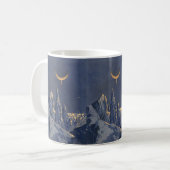  wetenschapskictie, Crescent Moon Snow Planet Koffiemok (Voorkant links)