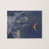  wetenschapskictie, Crescent Moon Snow Planet Legpuzzel (Horizontaal)