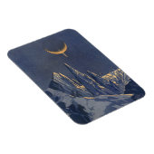  wetenschapskictie, Crescent Moon Snow Planet Magneet (Rechterzijde)