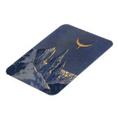  wetenschapskictie, Crescent Moon Snow Planet Magneet (Linkerzijde)