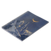  wetenschapskictie, Crescent Moon Snow Planet Notitieboek (Linkerzijde)