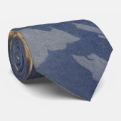 wetenschapskictie, Crescent Moon Snow Planet Stropdas (Opgerold)