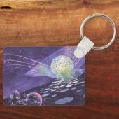  wetenschapskictie, een gloeiende Orb met buitenaa Sleutelhanger (Voorkant)