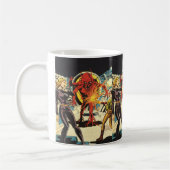 wetenschapskictie, Sci Fi Alien Attacking Koffiemok (Links)